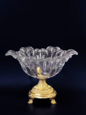 076/23 Բյուրեղապակյա կոնֆետաման 23սմ GD ոսկ