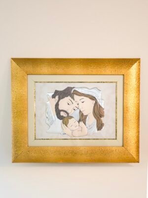 1901ORO Սրբապատկեր Սուրբ Ընտանիք 76×46սմ