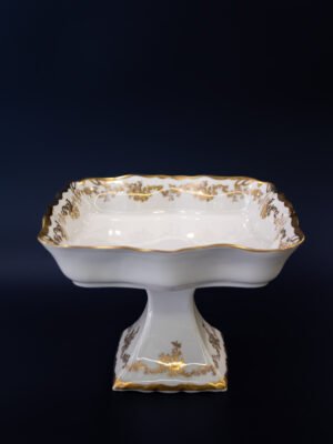 KASTEL/21Ոտք Աղցանի քառ. ափսե 21սմ ոտքով