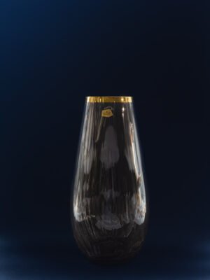 82237/M8769/305 Ծաղկաման 30.5սմ Optik  շագան. ոսկ. երիզով