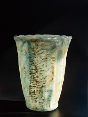 VAS4385-1244 Ծաղկաման 27×19սմ CROMO DECORO MARMO